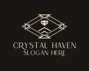 Diamond Jewelry Badge  logo design