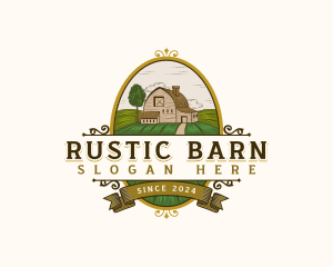 Vintage Barn Farming logo design