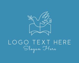 Sacrament - Holy Spirit Bible logo design