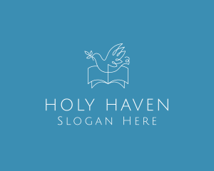 Holy Spirit Bible logo design