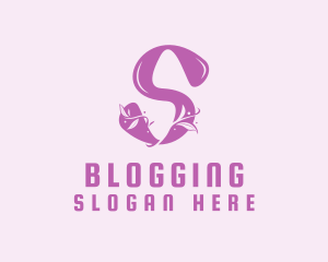 Event Styling - Floral Letter S logo design