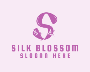 Floral Letter S logo design