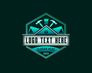 Tools - Construction Hammer Builder logo design