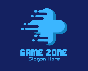 Cross Game Console  logo design