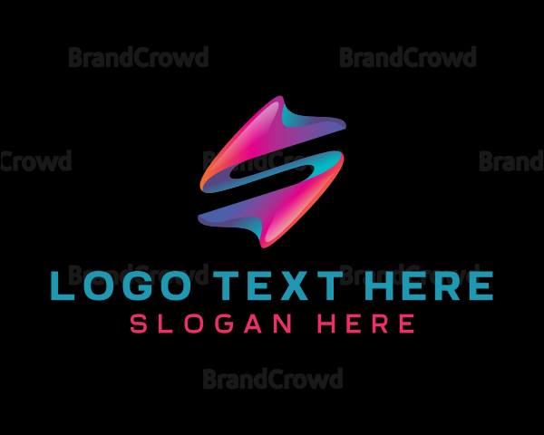 Creative Tech Startup Letter S Logo