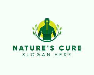 Naturopath - Needle Acupuncture Therapy logo design