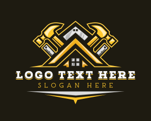 Laborer - Renovation Construction Tools logo design