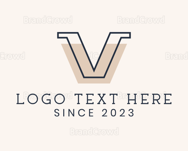 Generic Marketing Letter V Company Logo