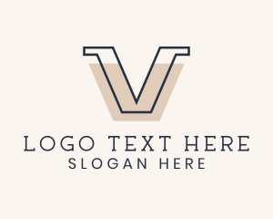 Generic Marketing Letter V Company Logo