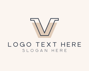 Corporate - Generic Marketing Letter V Company logo design