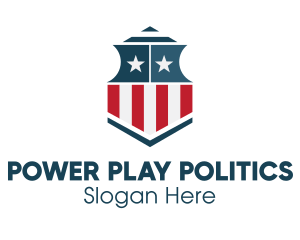 Politics - American Defense Shield logo design