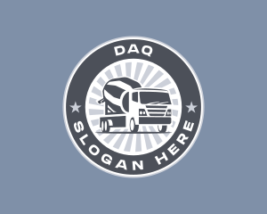 Shipment - Concrete Truck Vehicle logo design