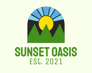 Sunset Nature Park  logo design