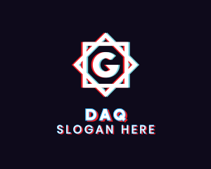 Data - Glitchy Business Letter G logo design
