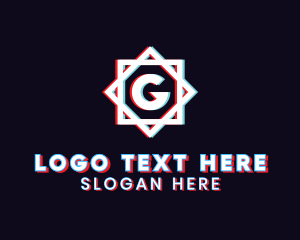 Web - Glitchy Business Letter G logo design