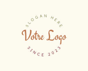 Apparel Script Business Logo