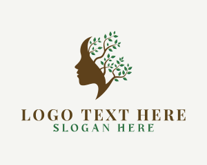 Psychology - Human Natural Healthcare logo design