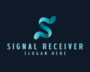 Digital Media Letter S  logo design