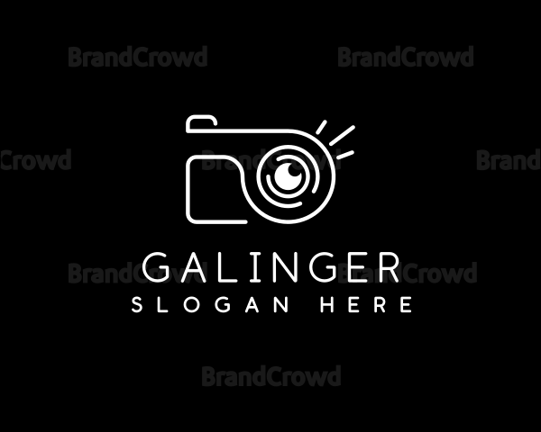 Modern Photo Camera Logo