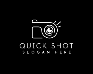 Shot - Modern Photo Camera logo design