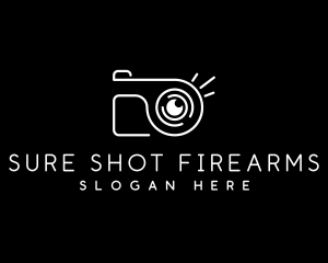 Modern Photo Camera logo design