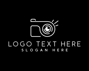 Modern Photo Camera Logo