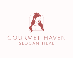 Beauty Queen Hair logo design