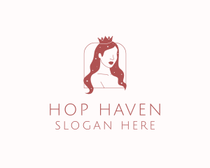 Beauty Queen Hair logo design