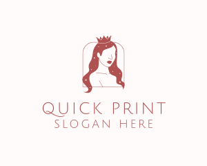 Beauty Queen Hair logo design