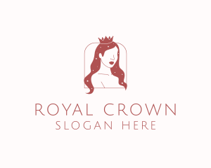 Queen - Beauty Queen Hair logo design