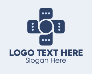 Cross - Medical Chat App logo design