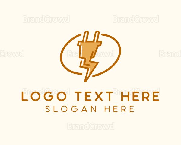 Plug Lightning Bolt Logo