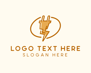 Plug Lightning Bolt Logo