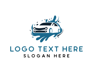 Splash - Car Wash Water Splash logo design