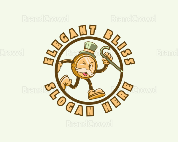 Money Coin Mascot Logo