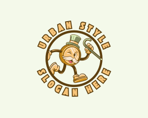 Money Coin Mascot Logo