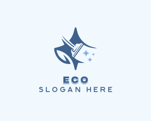 Eco Cleaning Vacuum logo design