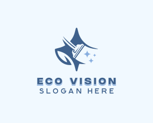 Eco Cleaning Vacuum logo design