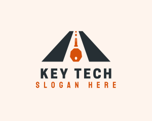 Key - Highway Key Travel logo design