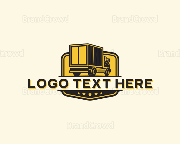 Cargo Delivery Truck Logo