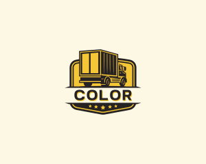 Cargo Delivery Truck Logo