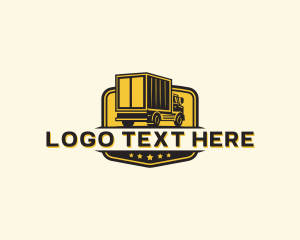 Cargo Delivery Truck Logo