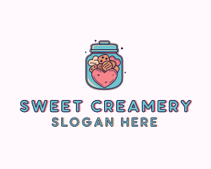 Pastry Jar Cookies logo design