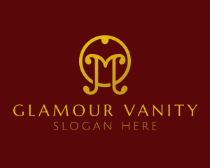 Vanity - Ornate Hand Mirror logo design