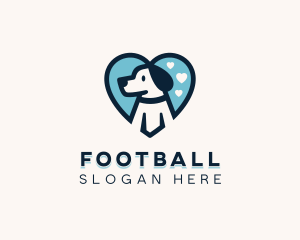 Heart - Heart Beagle Dog logo design