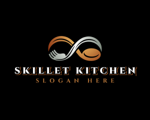 Spoon Fork Kitchen Infinity logo design