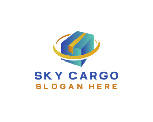 Imported Cargo Box Delivery logo design