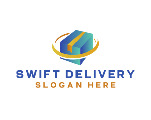 Cargo Box Delivery logo design