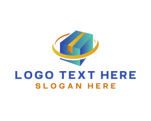 Package - Cargo Box Delivery logo design