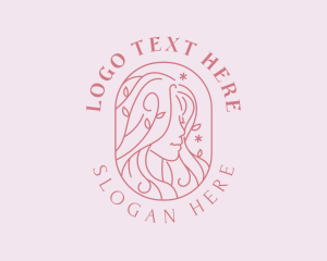 Pretty - Beauty Hair Face logo design